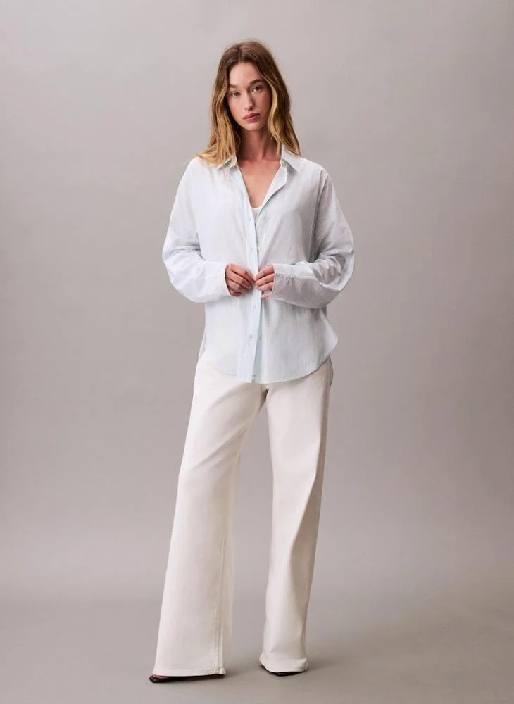 CALVIN KLEIN Printed Causal Long Shirt