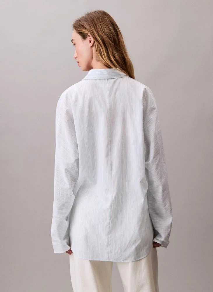 CALVIN KLEIN Printed Causal Long Shirt