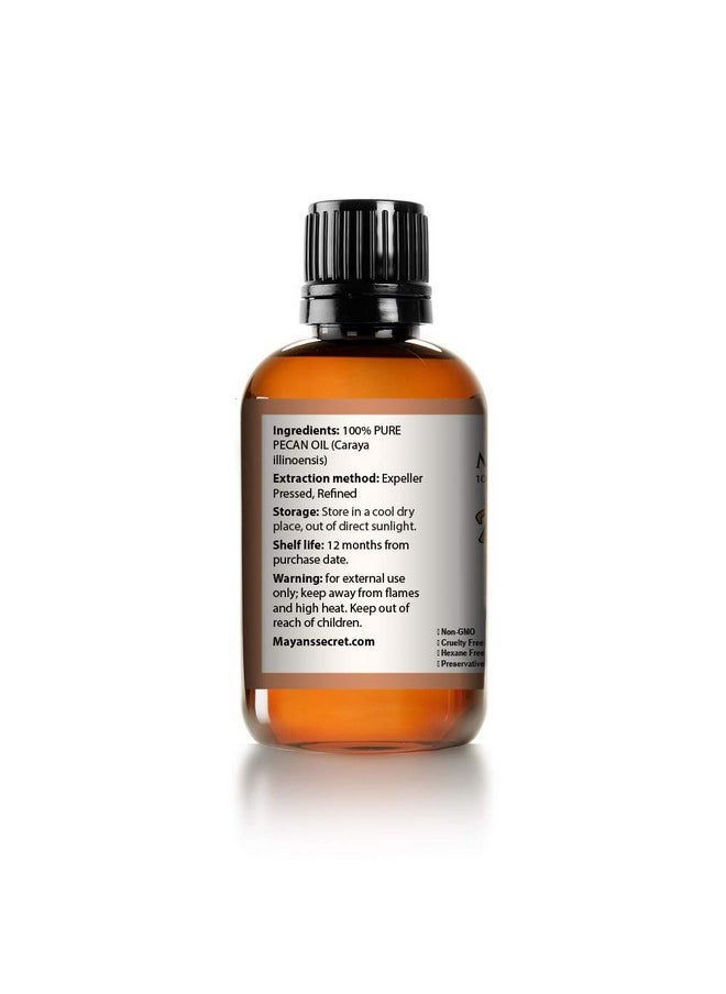 Mayan's Secret - Pecan Oil For Skin Tightening, Wrinkles Prevention, Rejuvenate Skin Cells - Image 1