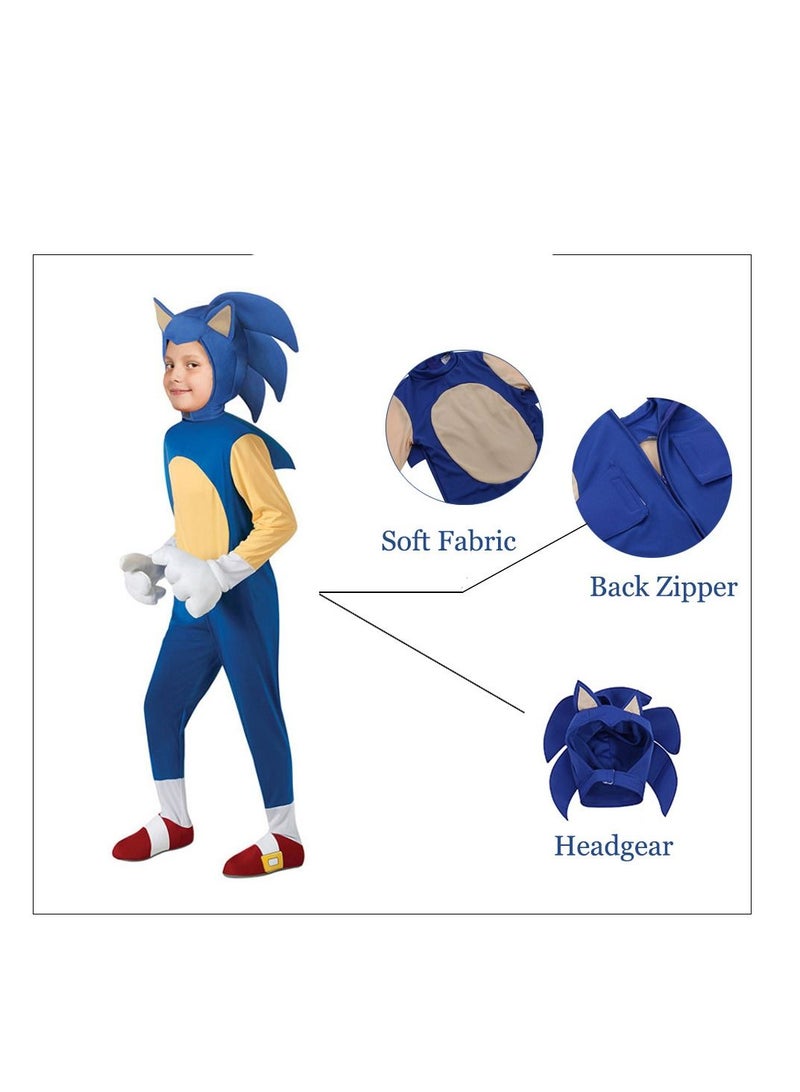 Sonic Advance Cosplay Costume For Kids - Image 4