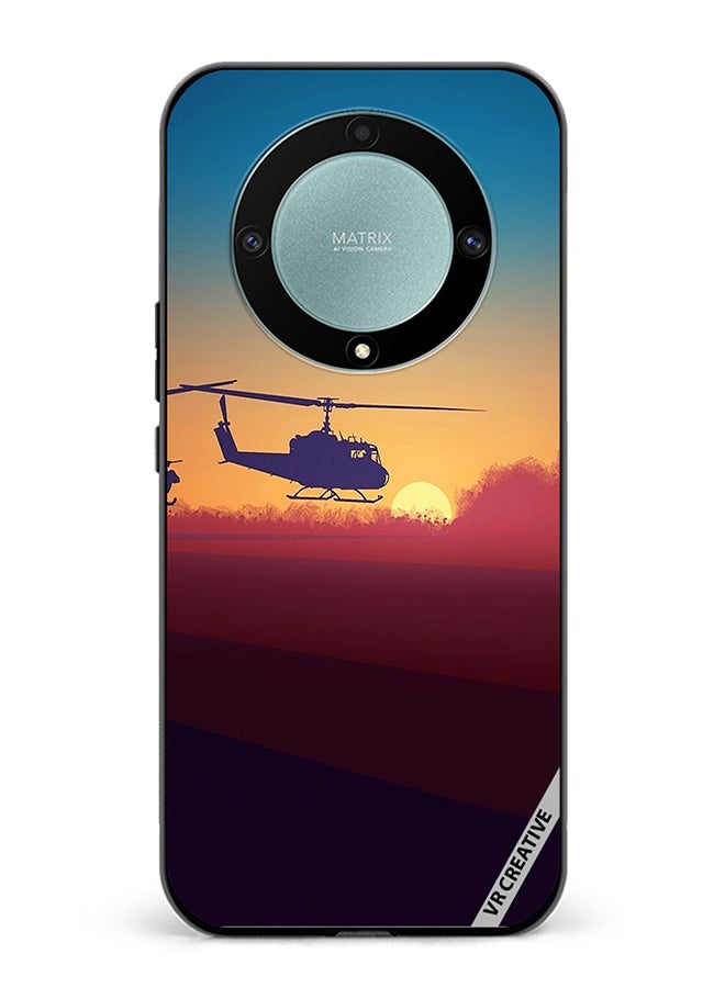 VR CREATIVE Protective Case Cover For Honor X9b Military Choppers Design Multicolour - Image 1