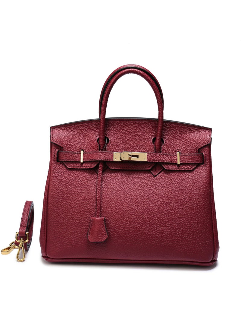 KUYING Duffle Shaped Crossbody Bag 