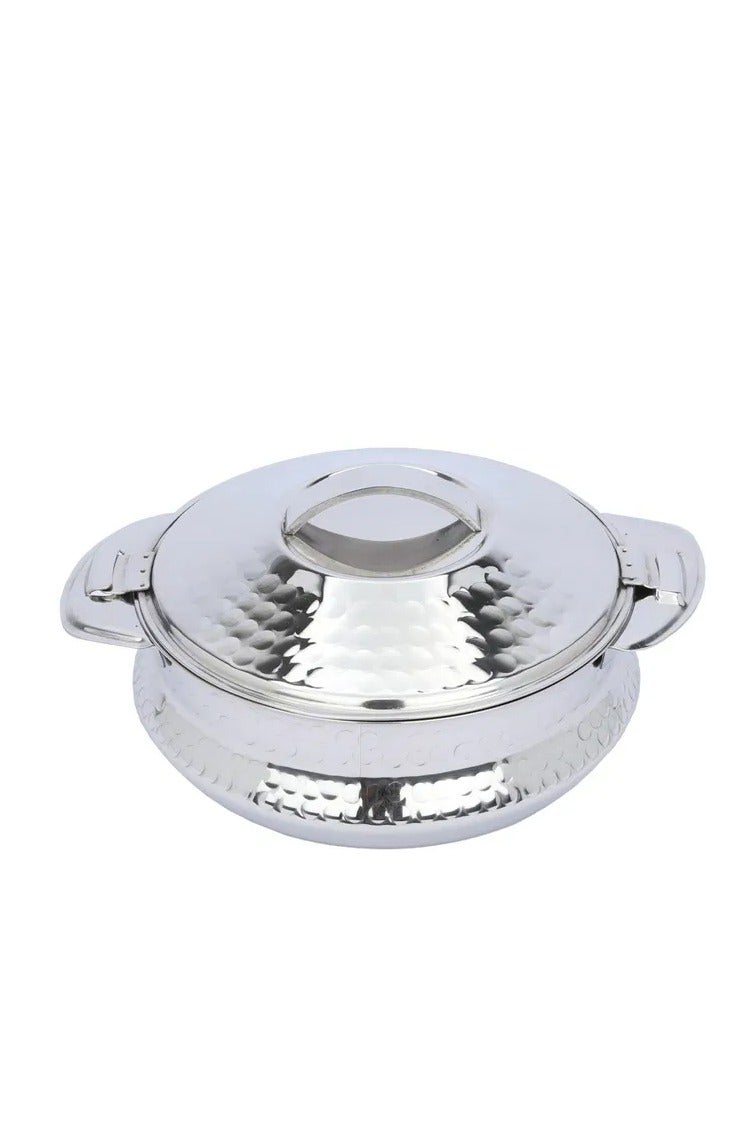 السيف غاليري حافظة طعام استيل ماكسيما، 1 لتر، منقوشة - فضي - Image 3