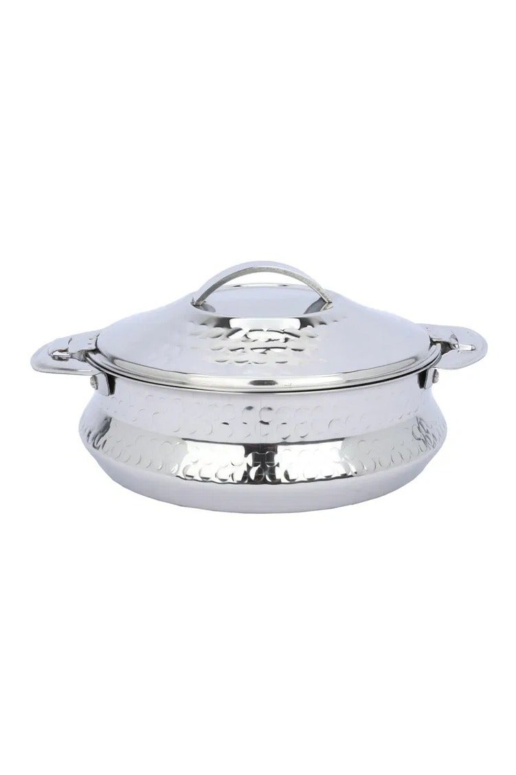 السيف غاليري حافظة طعام استيل ماكسيما، 1 لتر، منقوشة - فضي - Image 2