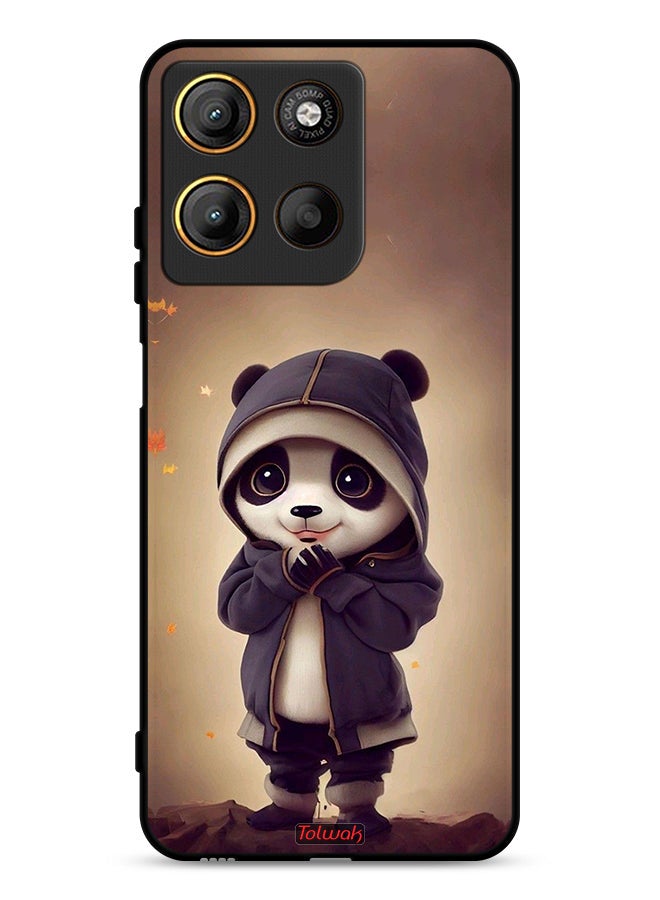 Tolwak Motorola Moto G15 Protective Case Cover Cute Little Panda