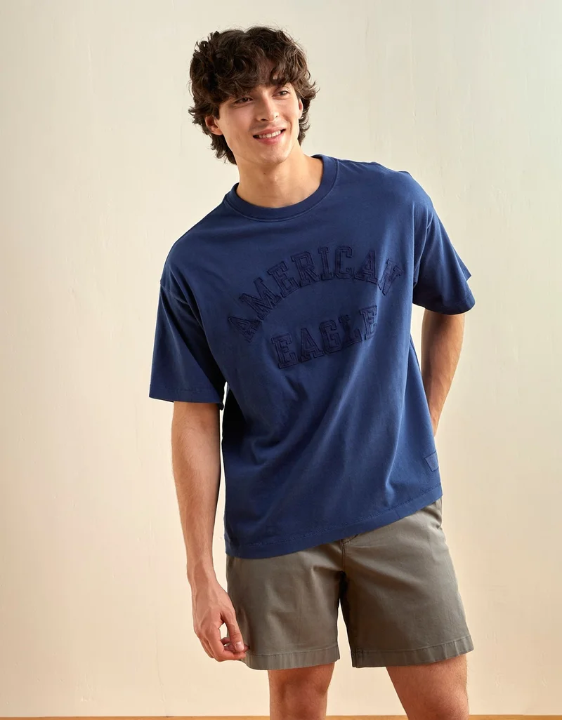 American Eagle AE Relaxed Logo Graphic T-Shirt