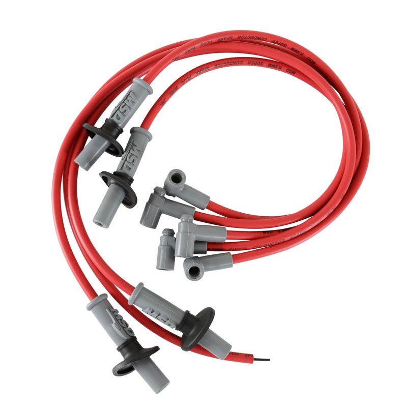 MSD 31939 Super Conductor Spark Plug Wire Set for use with PN 8485
