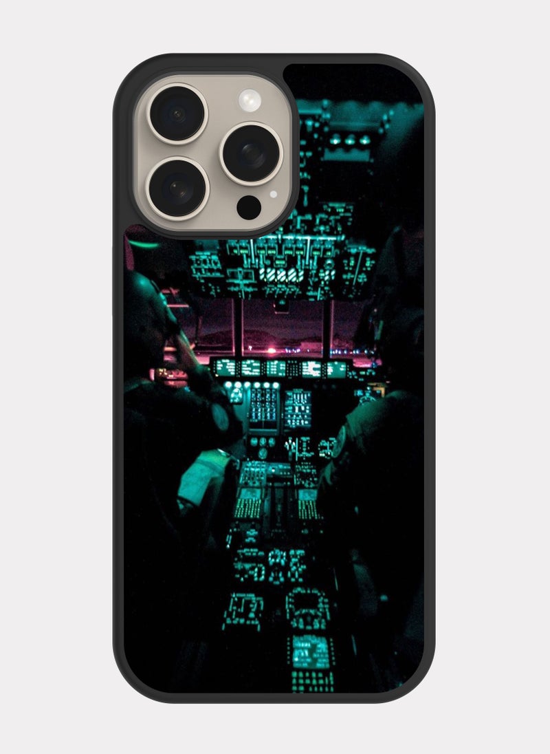 PXLAAT iPhone 15 Pro Max case cover Helicopter Cockpit - Image 1