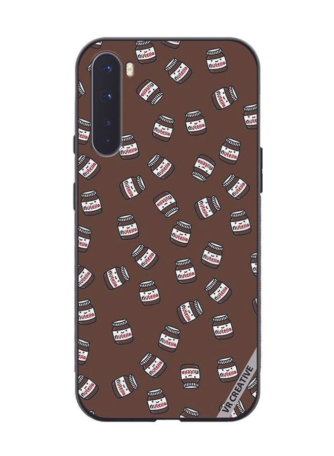 VR CREATIVE Protective Case Cover For OnePlus Nord Nutella Design Multicolour - Image 1
