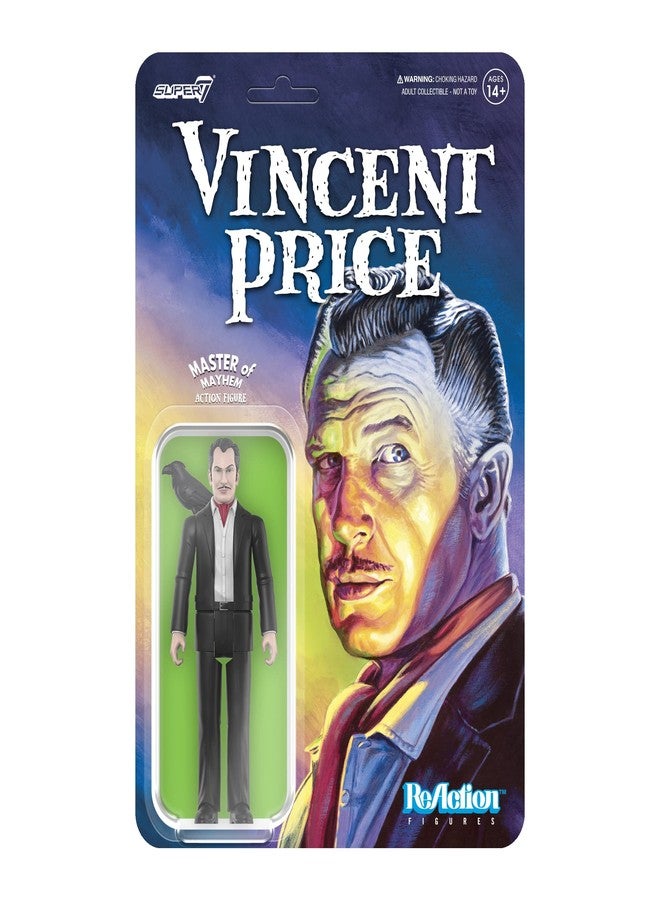 Super7 Vincent Price Ascot 3.75 in Reaction Figure - Image 1