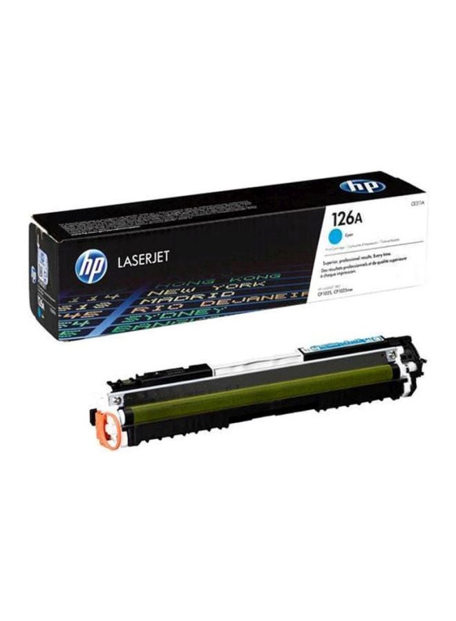 HP خرطوشة حبر لطابعة ليزر جيت طراز 126A 126A أزرق سماوي - Image 2