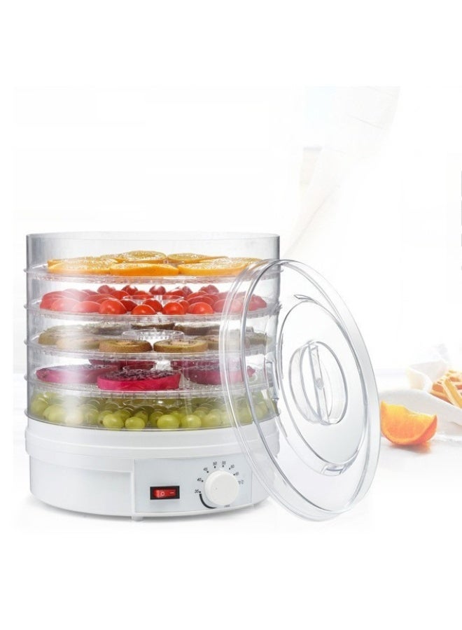 إم مياويان آلة تجفيف الطعام الدائرية | 5 طبقات | جهاز تجفيف غذائي منزلي | تحكم في درجة الحرارة | مثالية للفواكه، اللحوم، الخضار، والوجبات الخفيفة - Image 4