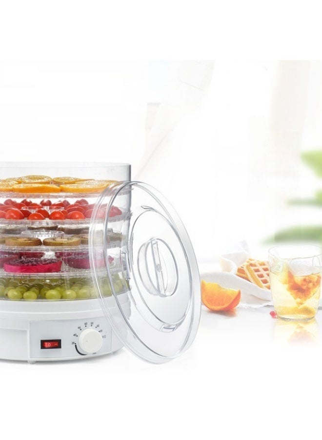 إم مياويان آلة تجفيف الطعام الدائرية | 5 طبقات | جهاز تجفيف غذائي منزلي | تحكم في درجة الحرارة | مثالية للفواكه، اللحوم، الخضار، والوجبات الخفيفة - Image 2