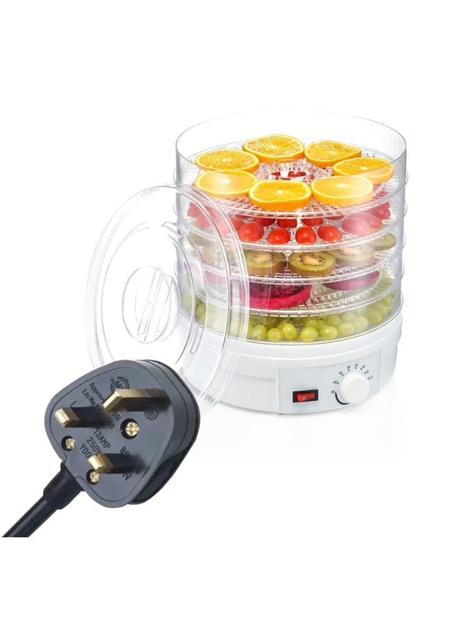 إم مياويان آلة تجفيف الطعام الدائرية | 5 طبقات | جهاز تجفيف غذائي منزلي | تحكم في درجة الحرارة | مثالية للفواكه، اللحوم، الخضار، والوجبات الخفيفة - Image 5