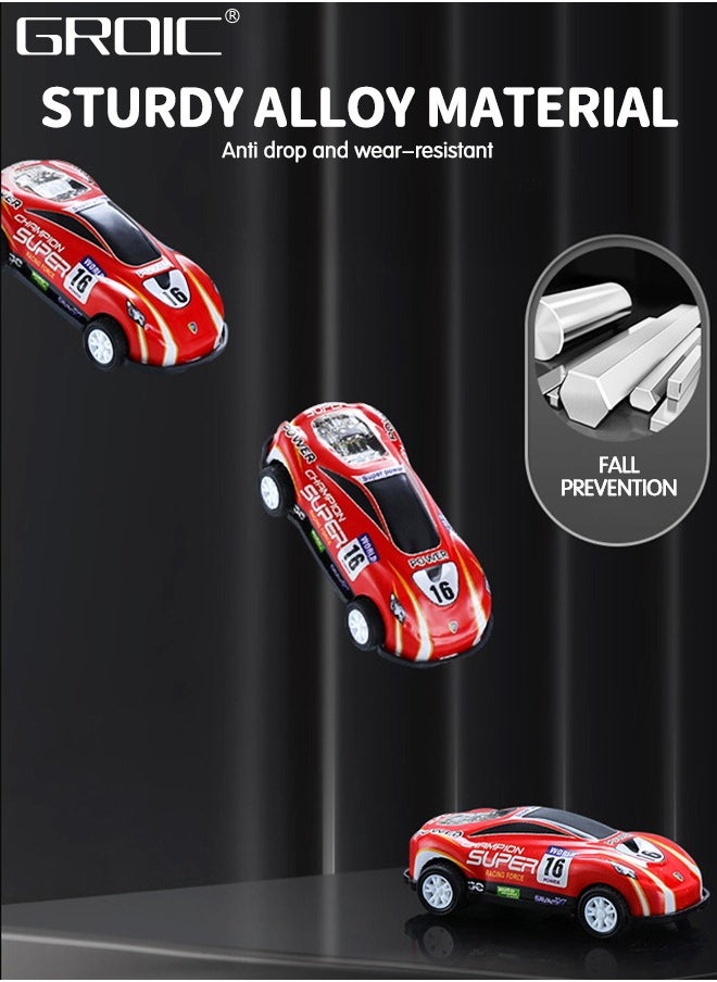 GROIC 30 Pack Pull Back Toy Cars with Storage Box, Back to Force Toy Cars, Alloy Cast Mini Die-Cast Race Cars Vehicles Bulk, Party Favor Cars Toys, Best Gifts for Toddlers  - Image 5