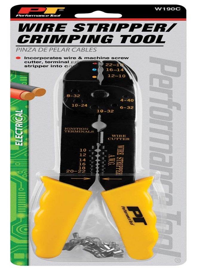 Performance Tool W190C Performance Tool Wire Crimper/Stripper,Black - Image 2
