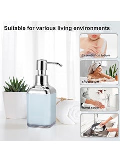 Acrylic Liquid Handwash Soap Dispenser Pump for Bathroom, Hand wash refillable Bottle 320Ml-(Blue) - pzsku/Z331FBE1FBC816711E651Z/45/_/1739869453/13cead90-915b-487d-9ced-4bb8399a5d1c