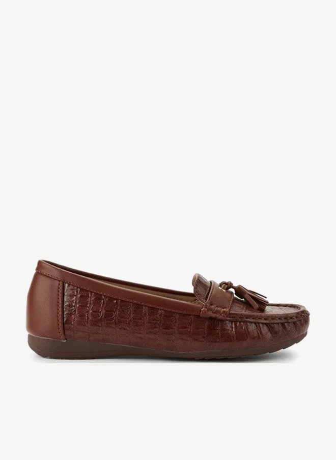 Women Tassel Accent Moccasins