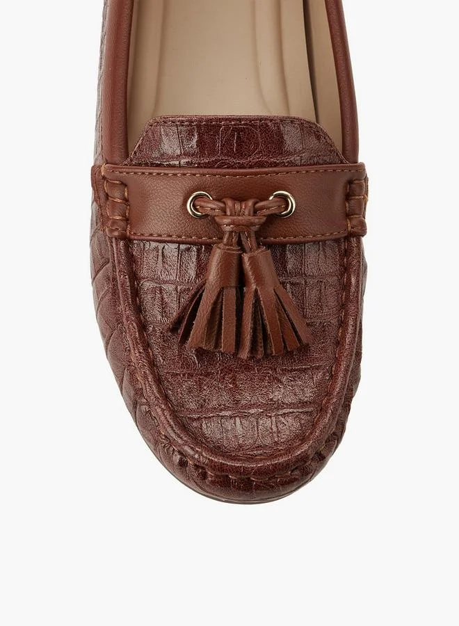 Flora Bella By Shoexpress  Women Tassel Accent Moccasins for Women | Best Price UAE