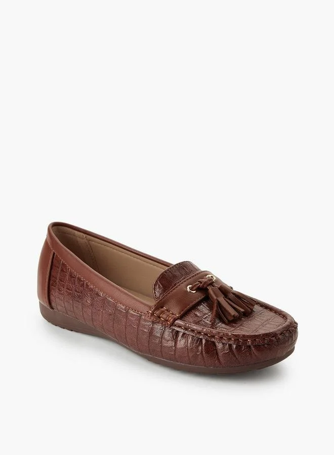 Flora Bella By Shoexpress  Women Tassel Accent Moccasins for Women | Best Price UAE