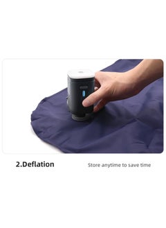 AROAQ Electric Air Pump Portable Wireless Air Compressor Inflator/Deflator Pumps for Inflatable Cushions Air Beds Boat Swimming Ring  - Image 5