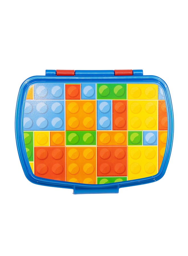 STOR Bricks Kids Lunch Box Sandwich box with Easy Lock Mechanism - Image 2