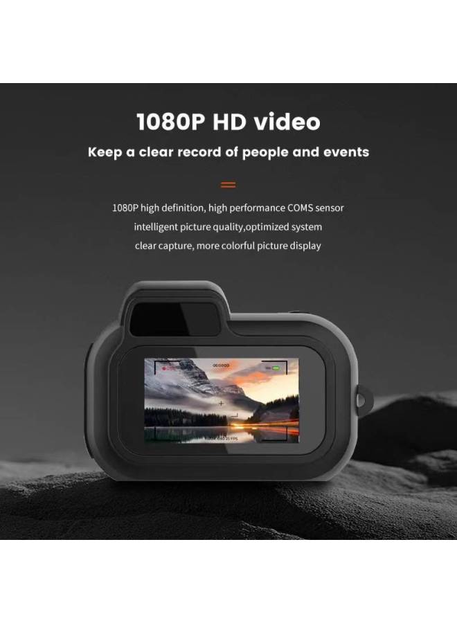 Mini Digital Camera Kids Gift CCD Camera Retro-Body Color:Tf Memory Card-32g - Image 4