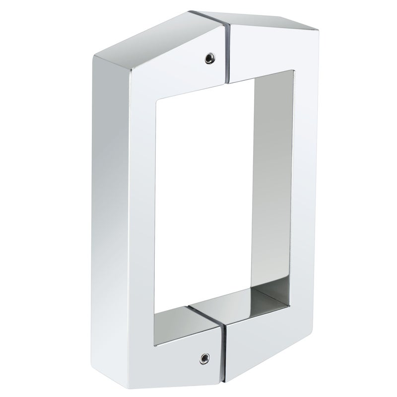 Alise 6 Shower Door HandleSliding Door HandlesPush Pull Glass Door Handle Square Back to Back Shower Doors Handle SUS304 Stainless Steel Shower Doors Hardware ReplacementPolished Chrome - Image 2