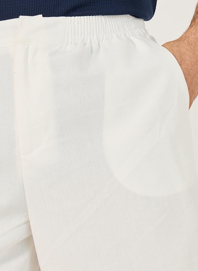 ستايلي شورت بخصر متوسط مقاس عادي - Image 3