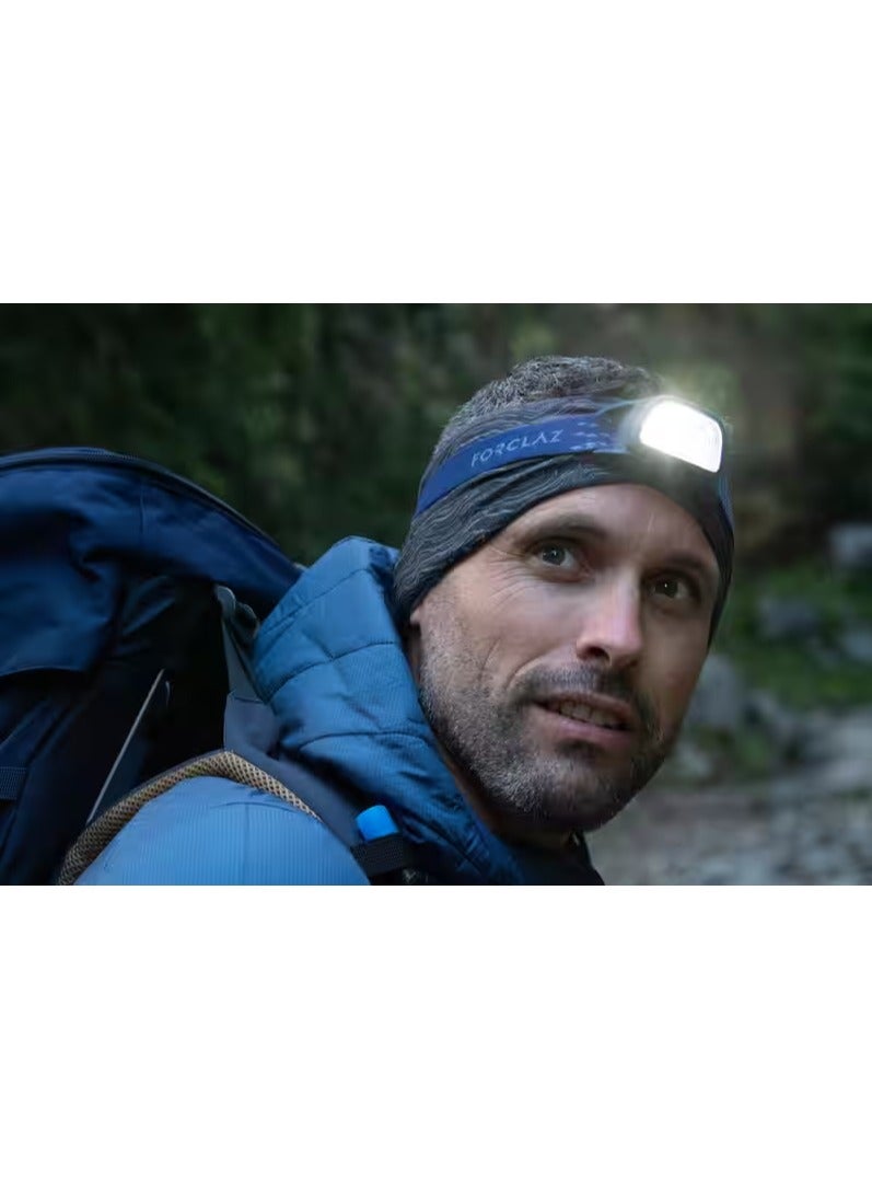 FORCLAZ 120 Lumen USB Rechargeable Head Torch - Green - Image 2
