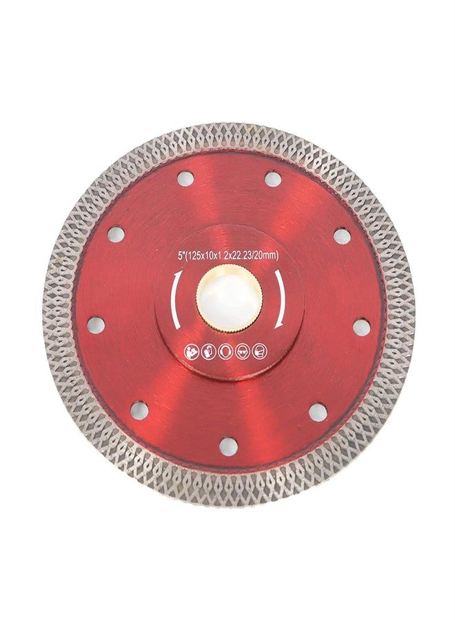 findmall 5 Inch Super Thin Dry Wet Diamond Porcelain Saw Blades Ceramic Cutting Disc Wheels for Cutting Ceramic Tile Porcelain Granite Marbles - Image 4