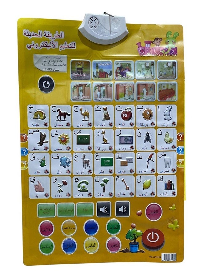 لوحة جدارية تعليمية، ملصق يتحدث باللغة العربية، تعليم للأطفال  - Image 1