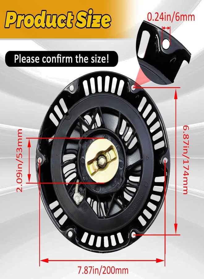 WOTIAN Recoil Starter for Predator 420cc Pull Start Assembly 13hp Engine Replacement Parts 60340/60349 for Pressure Washers/Water Pumps/Blowers/Generator - Image 3