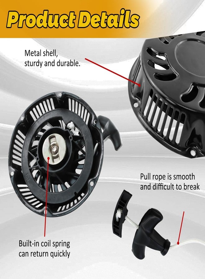 WOTIAN Recoil Starter for Predator 420cc Pull Start Assembly 13hp Engine Replacement Parts 60340/60349 for Pressure Washers/Water Pumps/Blowers/Generator - Image 5