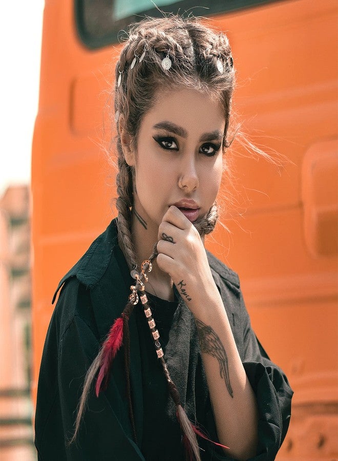 Sliverdew 28 Pieces Hair Accessories for Women: Gold Loc Jewelry, Hair Cuffs, Spiral Coils, Dreadlock Rings and Clips - Image 5