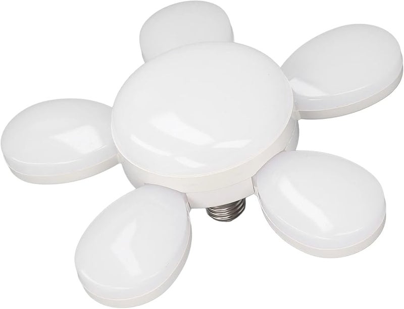 Foldable 50W LED Garage Light 8000LM 6500K E26 E27 Base Ultra Bright Deformable Panels - Image 5