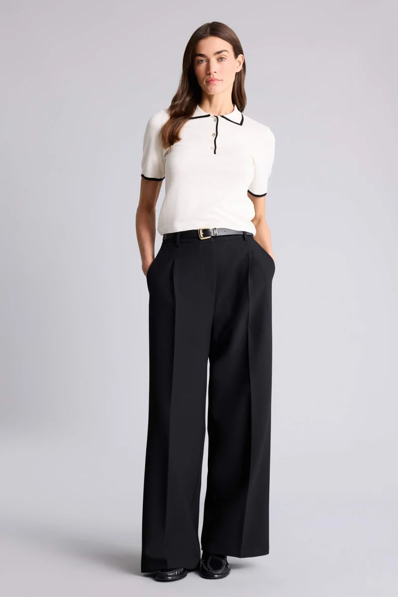 ديفاكتو Slim Fit Polo Collar Pullover