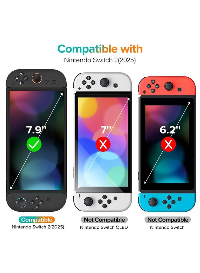 Tersely [2 Pack] Screen Protector Glass for Nintendo Switch 2 with [Alignment Frame], Premium 9H Tempered Glass - Image 2