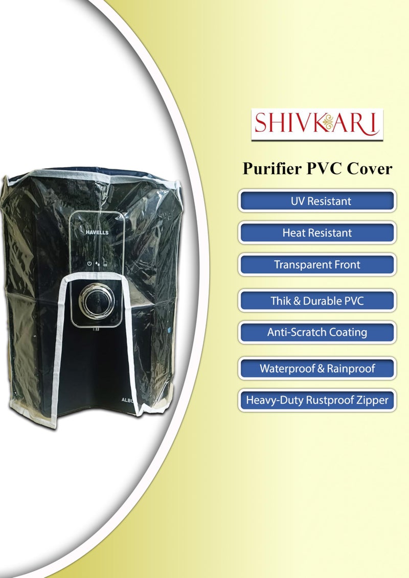 Shivkari Body Protective Cover for Havells Albus Water Purifier, RO+UV+MF Model Waterproof & Dustproof Water Purifier RO Body Cover - Image 2