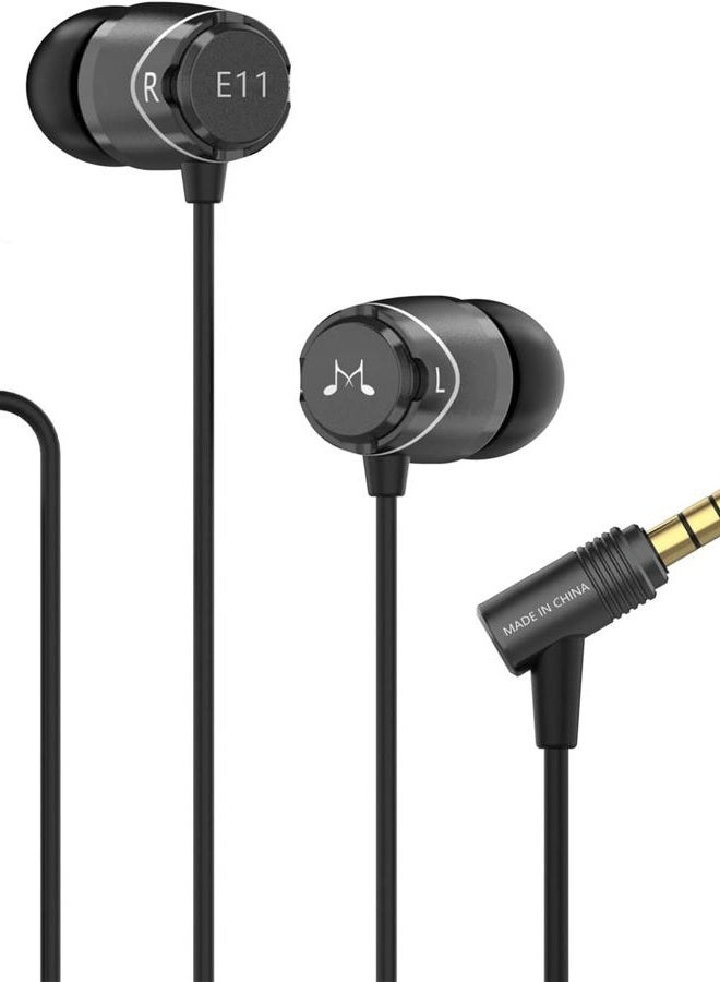 SoundMAGIC E11 High Fidelity Smartphone Earbuds In-Ear Headphones with Noise Reduction - Black - Image 4