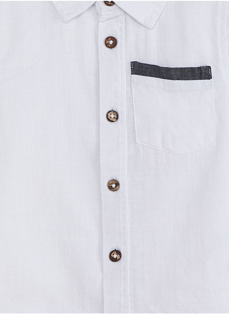 NAME IT - Kids Front Pocket Shirt - Image 1