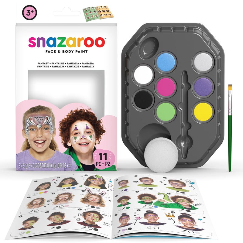 Snazaroo Face Paint Palette Kit, Fantasy - Image 1
