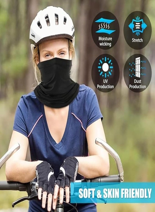 Atipriya Black Bandana Neck Gaiter Face Mask for Men & Women Super Soft | Odour-free & Breathable | Durable & Multipurpose Bandana (10) - Image 5