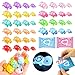 CIYOJA 42 Pack Mini Turtle Blind Bags for Kids Glow in The Dark Resin Turtles Collectible Sea Turtle Toys for Party Favors Treasure Hunt Games Dollhouse Decor Mini Garden Landscape Cake Toppers - Image 2