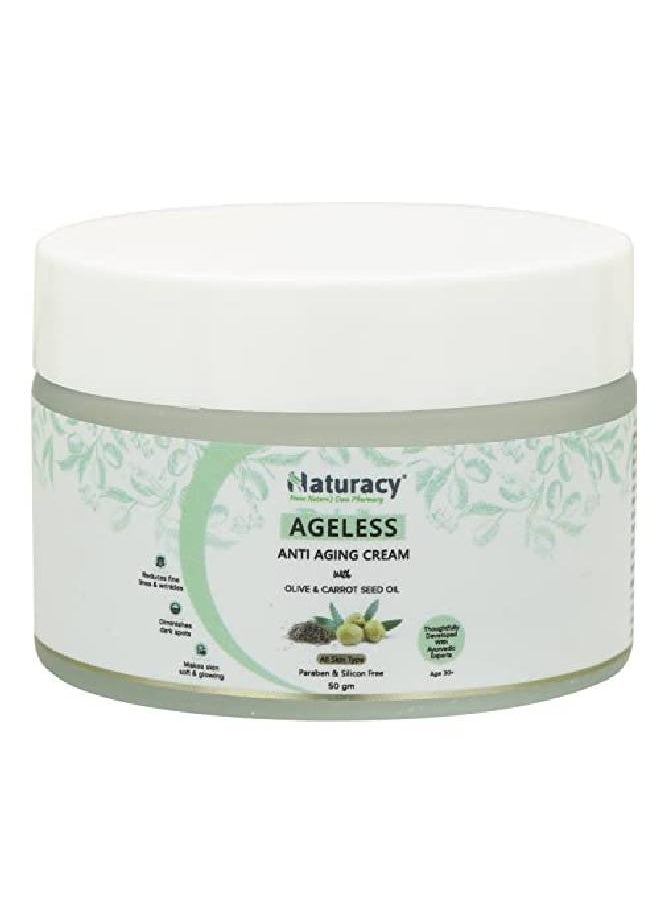 Naturacy Ageless Cream For Anti Aging Fine Lines & Wrinkles (50 g)  - Image 1