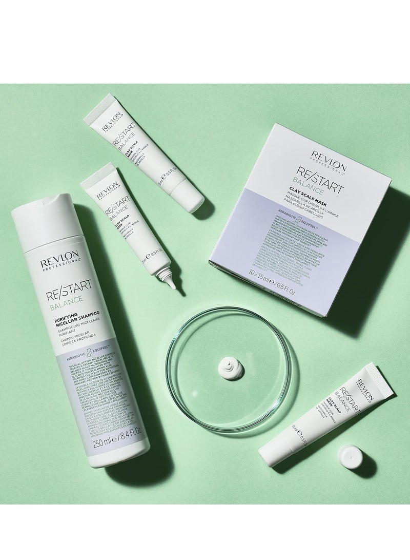 Revlon Professional Re/Start Balance Clay Scalp Mask 10 X 15 Ml 150 Ml - Image 3