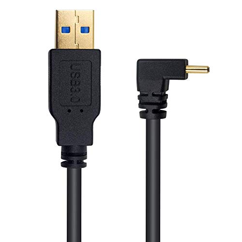 Poyiccot Type C 90 Degree Cable, 1M/ 3.3 ft USB A to USB C Charger Cable, USB 3.0 Type A Male to USB 3.1 Type C Male Fast Charging Upward or Downward Angle USB C Charger Cable Cord - Image 4