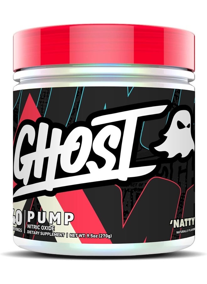 Ghost Pump Nitric Oxide Powder, Natty - 40 Servings  - Image 1