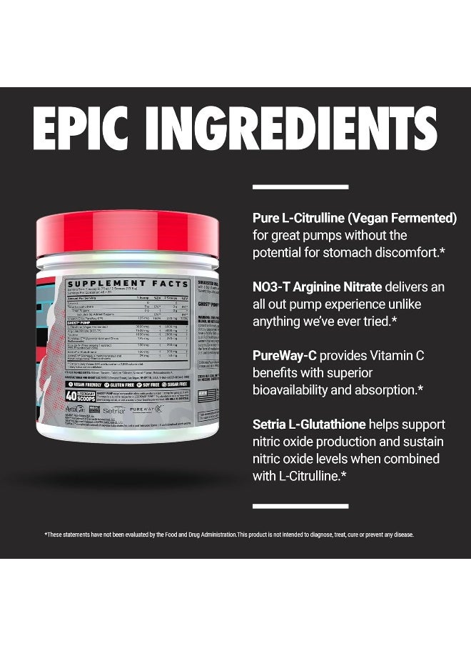 Ghost Pump Nitric Oxide Powder, Natty - 40 Servings  - Image 5