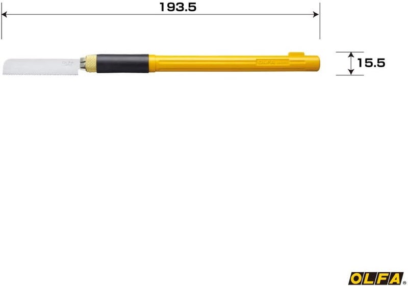 OLFA Hobby Saw with Rubber Grip and Dual Blades for Crafting and Woodwork - Image 3